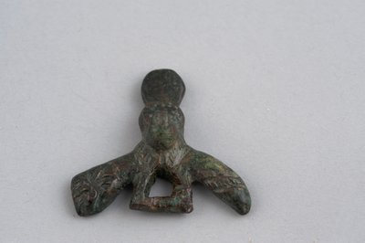 Amulet in the shape of a phallus by Roman